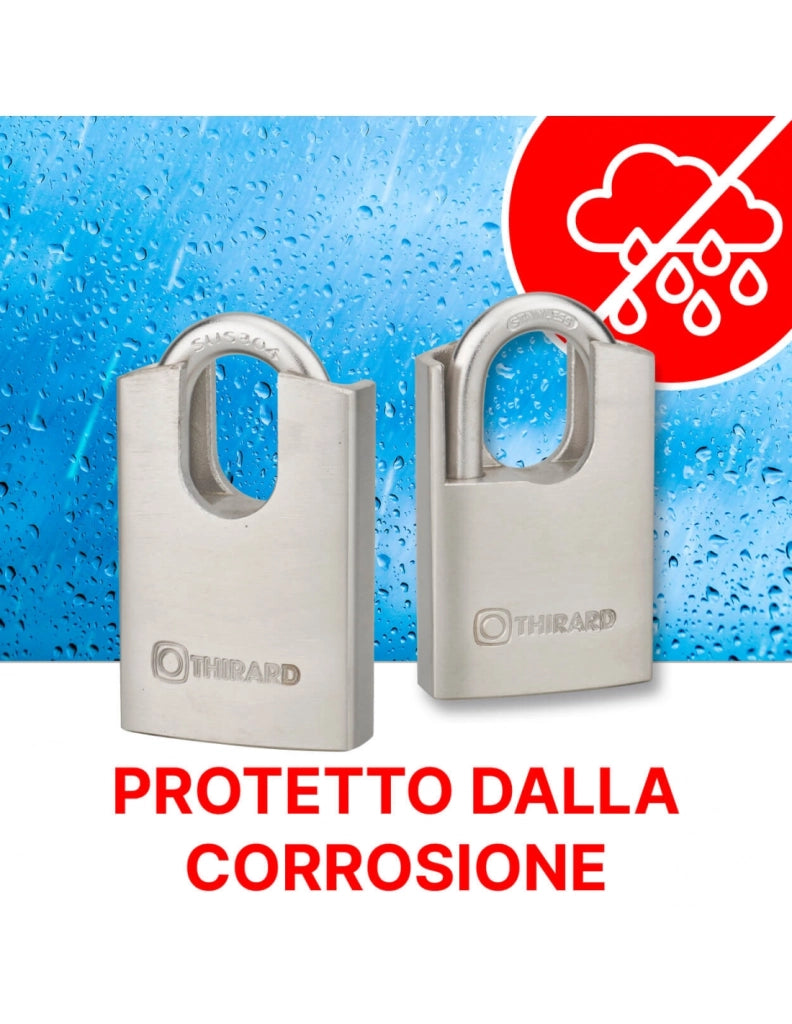 Lucchetto MARINOX 40 mm, 2 chiavi – THIRARD