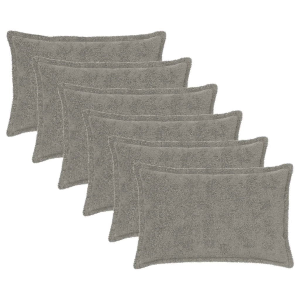 Federa 6 pcs HOUTEN Grigio Chiaro 30 x 50 cm 916332