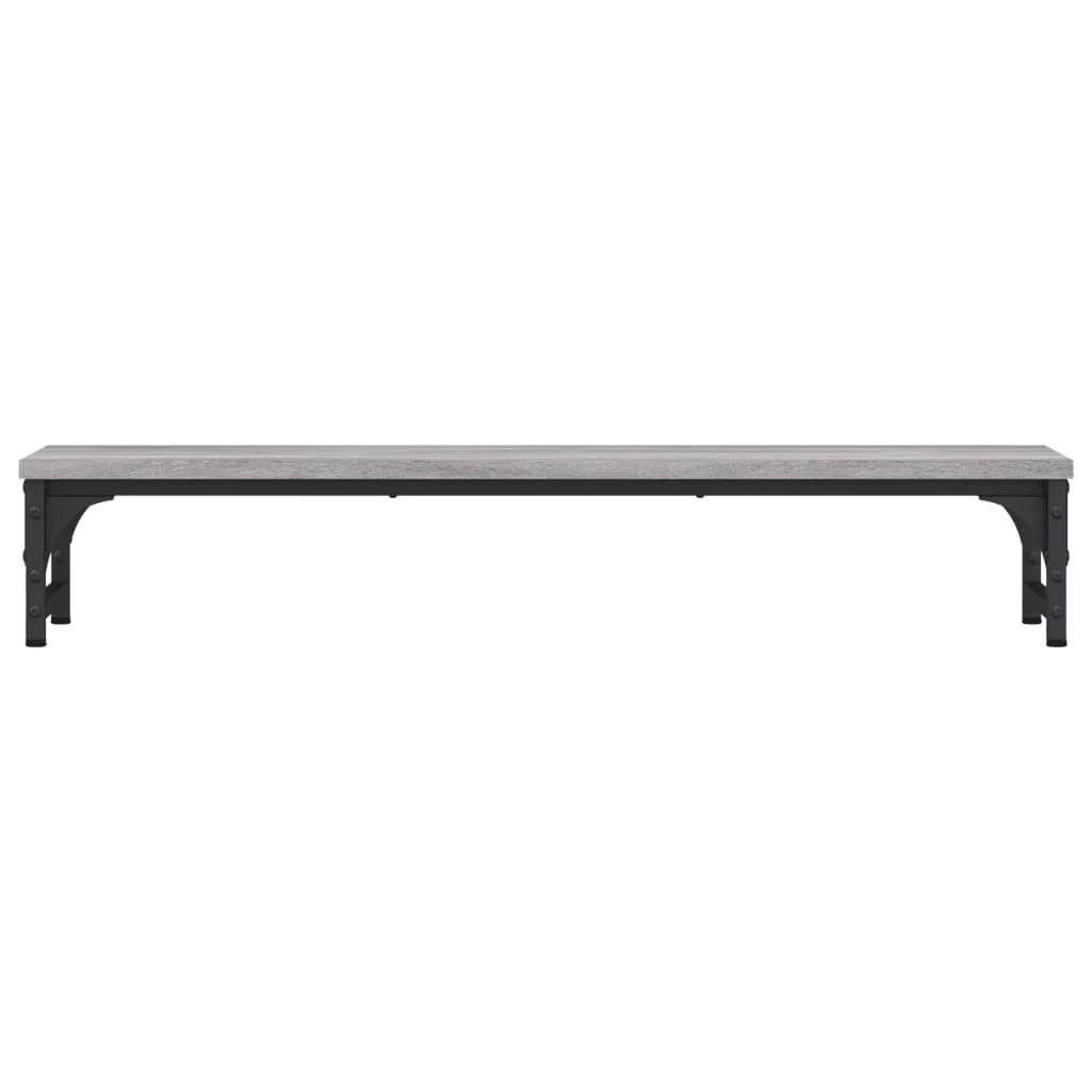 Supporto per monitor da tavolo mobile da ufficio Sonoma 85 x 23 x 155 cm legno ingegnerizzato grigio 02_0045001