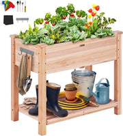 Cassa per fiori in legno - Cassa per piante in legno - Giardinaggio all'aperto - Legno di pino massello - 86x46x76 cm - Colore del legno