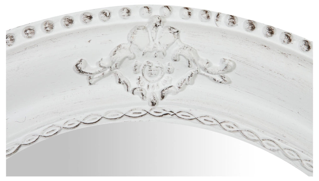 Biscottini Specchiera da appendere verticale/orizzontale L64xPR4xH84 cm finitura bianco anticato.