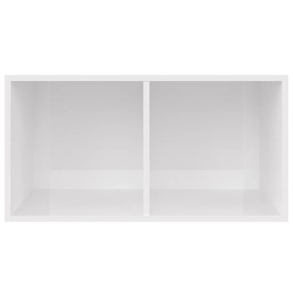 Contenitore per Vinili Bianco Lucido 71x34x36 cm in Multistratocod mxl 70719