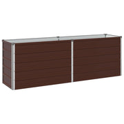 Letto rialzato da giardino Marrone 160 x 40 x 55 cm 8006245