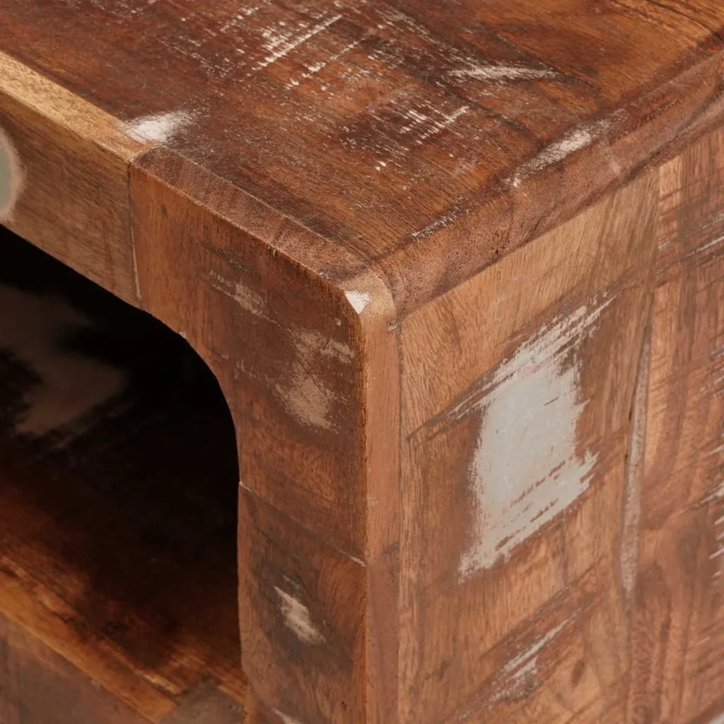 Tavolino Marrone 40 x 40 x 49 cm Legno Recuperato Massello 4104554