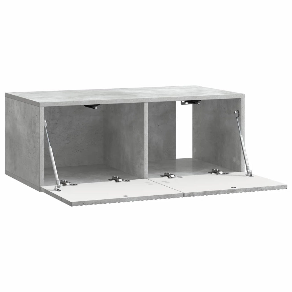 Mobile Porta TV da Muro Grigio Cemento 78,5 x 41 x 30 cm