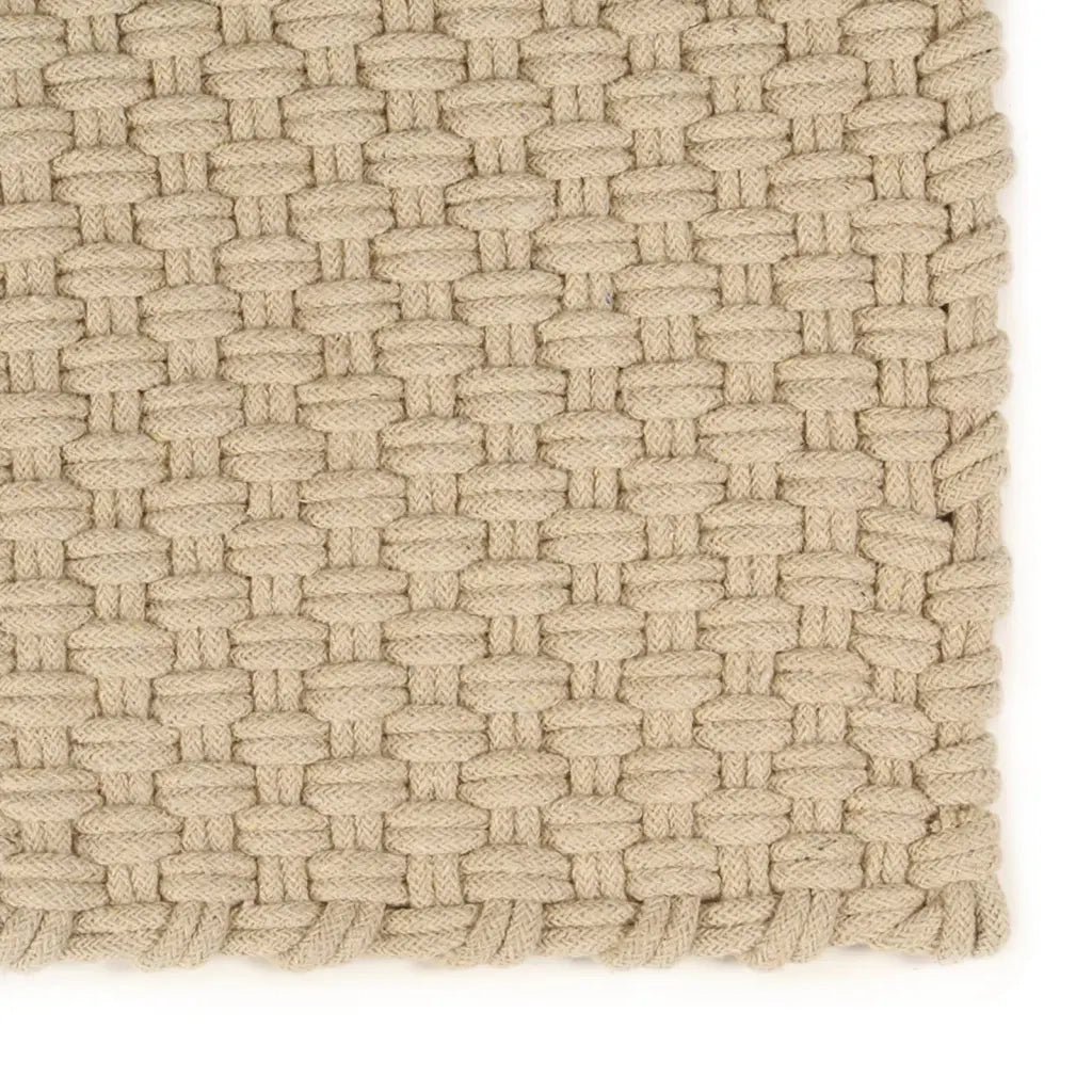 Tappeto Rettangolare Naturale 160x230 cm in Cotone cod mxl 62033