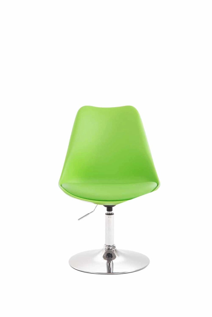 Sedia da pranzo MAVERICK in polipropilene cromo,verde