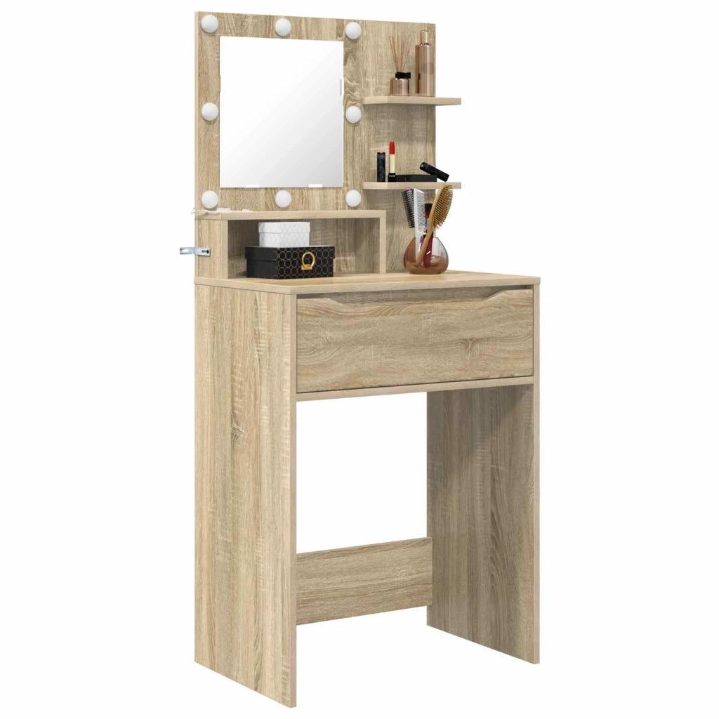 Tavoli da Trucco per Camera da Letto con cassetto Rovere Sonoma 888989