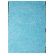 Tappeto Shaggy Blu 140 x 200 cm Moderno Tappeto Rettangolare Turchese a Pelo Lungo