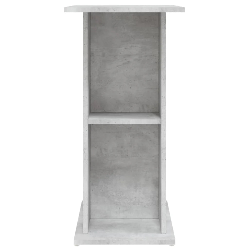 Base per mobiletto per acquario 75 x 36 x 72,5 cm legno ingegnerizzato grigio 02_0045066