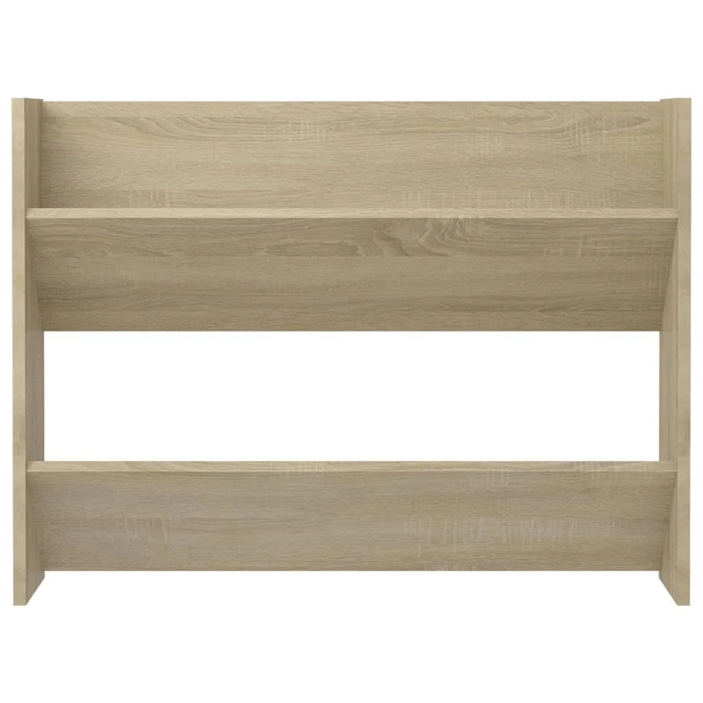 Scarpiera mobile contenitore per scarpe ingresso/corridoio/soggiorno a parete Sonoma 80 x 18 x 60 cm truciolato marrone 02_0021912