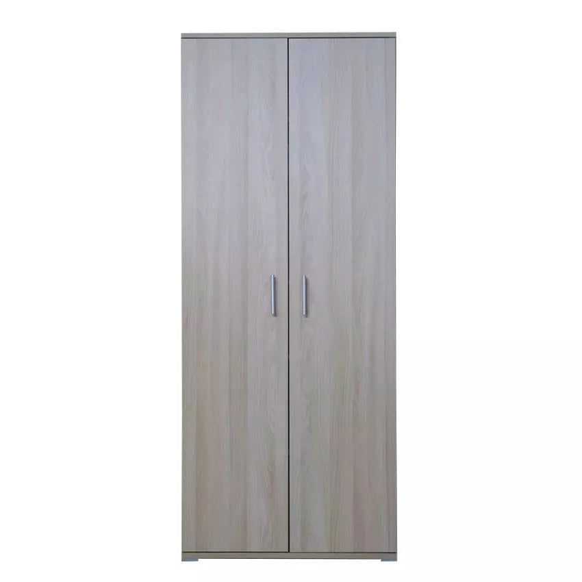Armadio 2 Ante 6 Ripiani 72,3x36x177,1 cm in Truciolare Nobilitato Olmo
