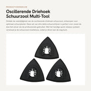 Set di 3 Zoccoli di Schiacciatura a Tre Angoli - Multi-Tool Disco di Schiacciatura - Rilascio Rapido - Acciaio Inossidabile Duraturo - Schiacciatura Efficiente - Set di Cartucce di Schiacciatura