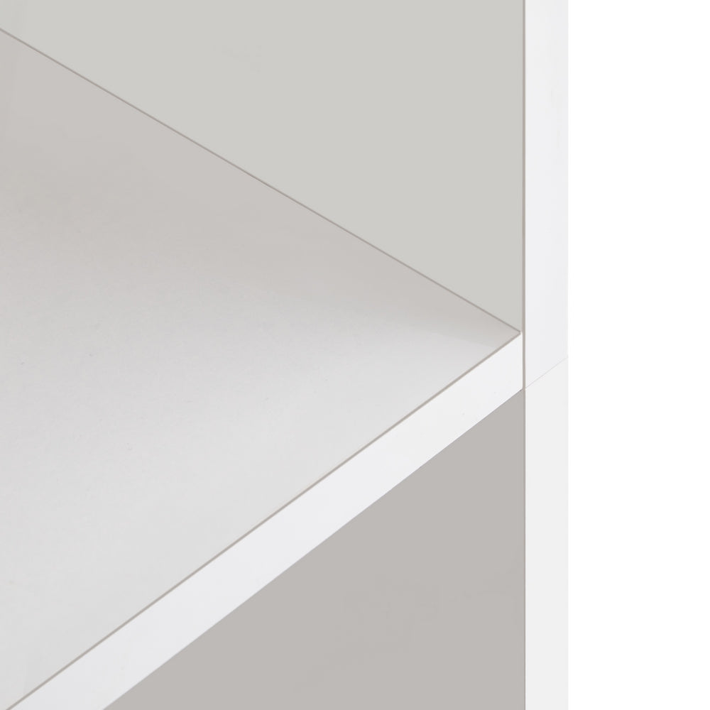 Libreria 15 Ripiani 96x24,8x192 cm in Legno MDF Bianco