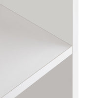 Libreria 15 Ripiani 96x24,8x192 cm in Legno MDF Bianco