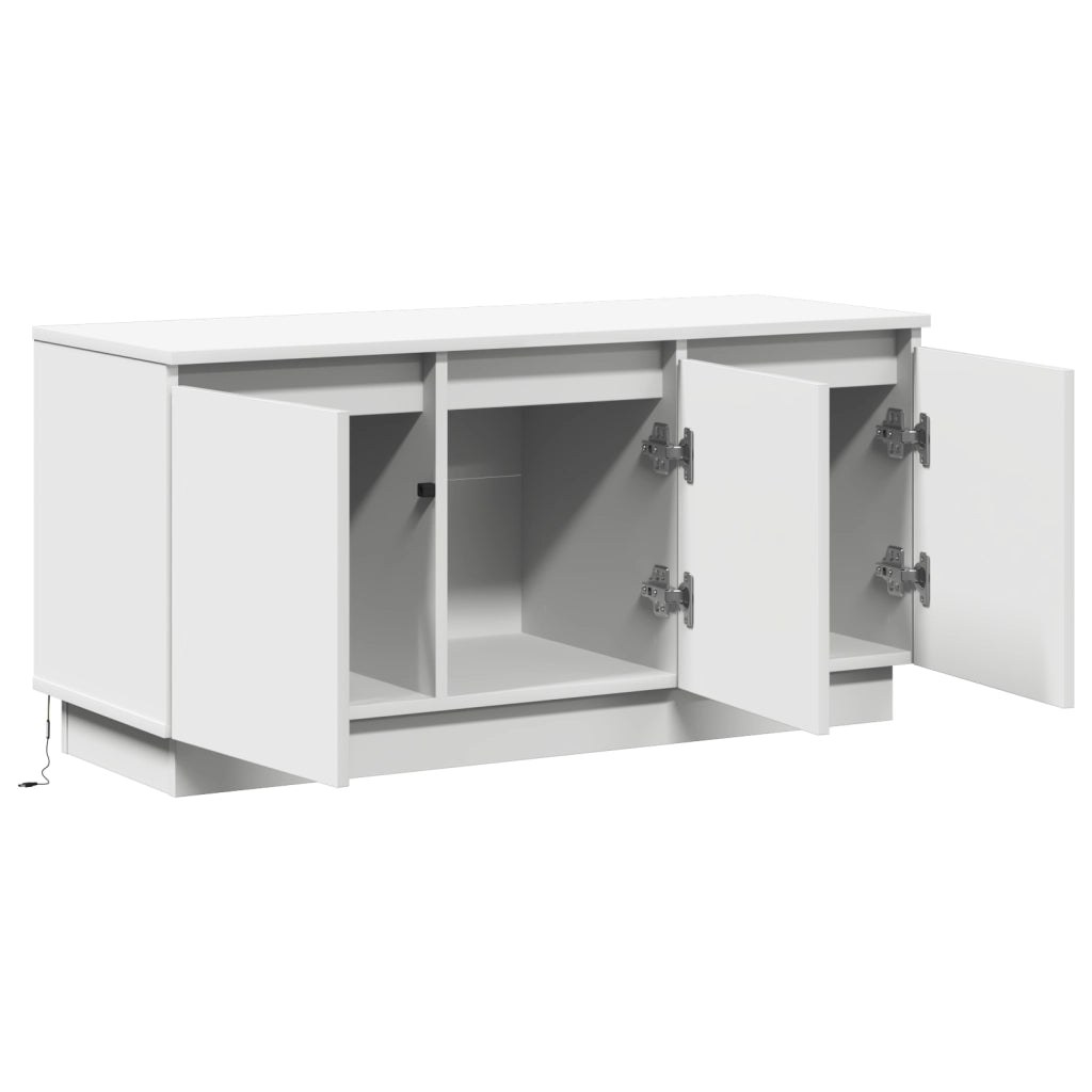Mobile TV Bianco 100x38x49 cm Legno Ingegnerizzato