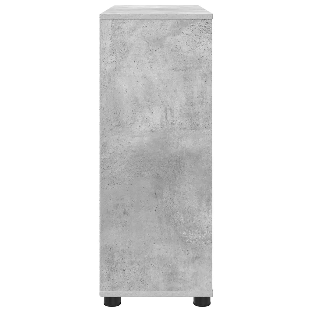 Armadio Grigio cemento 80 x 31 x 81 cm Legno multistrato