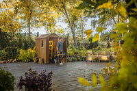 Casetta da Giardino Porta Attrezzi 125,8x184,5x205,1 cmin Evotech+ Keter Darwin 4x6 Marrone