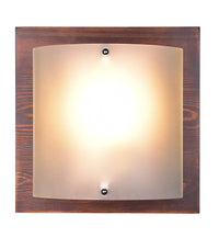 Applique da Interno Attacco E27 in Legno naturale Legno vecchio