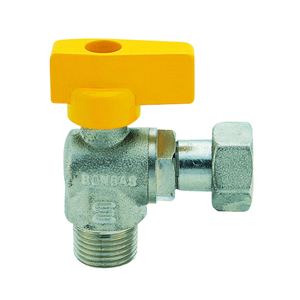 RUBINETTO A SFERA PER GAS A SQUADRA MASCHIO- 1/2 x 3/4  DN 15x20- ENOLG- pezzi 1