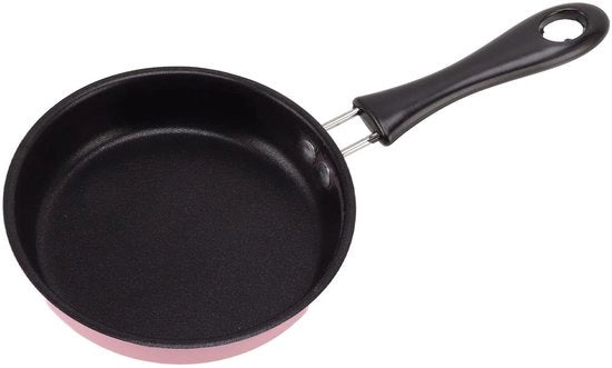 Padella Mini 12 cm - Acciaio Inossidabile - Induzione - Padella Portatile - Lunga Mano - Leggera 160 g - Padella per Uova
