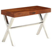 Libreria in Legno Acacia con Finitura Miele 60x30x160 cm cod mxl 66288