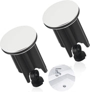 Due pezzi di stop per vasca da bagno - stop per scarico - stop per vasca - stop per scarico vasca - stop per scarico - stop vasca da bagno - stop per vasca da bagno e bidet per tutte le vasche da bagno e i bidet comuni