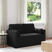 Divano Nero 139 x 78 x 80 cm Tessuto
