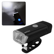 Trade Shop - Fanale Faro Torcia Luce Led 180 Lumen Per Bici Bicicletta Ricaricabile Calamita -
