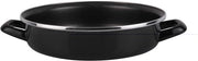 Pentola smaltata - rivestimento antiscivolo - nero - acciaio