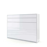 LETTO 04 140x200 ORIZZONTALE BIANCO LUCIDO