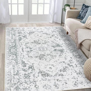 Tappeto Premium di alta qualità 160 x 230 cm per soggiorno e camera da letto - Lavabile e vintage - Tappeto morbido con antiscivolo per cucina - Design trendy