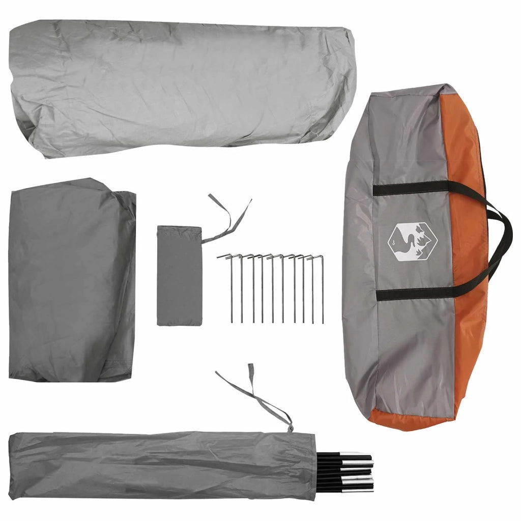 Tenda Istantanea Grigio e arancione 305 x 275 x 190 cm 42028696