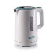 Bollitore 2200W, capacità 1,7L, base cordless 360°, spegnimento automatico - White & Aegean Teal