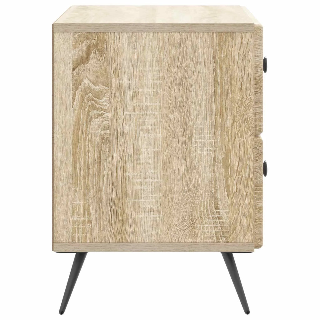 Armadio da Notte con cassetto Rovere Sonoma 62 x 34,5 x 47,5 cm