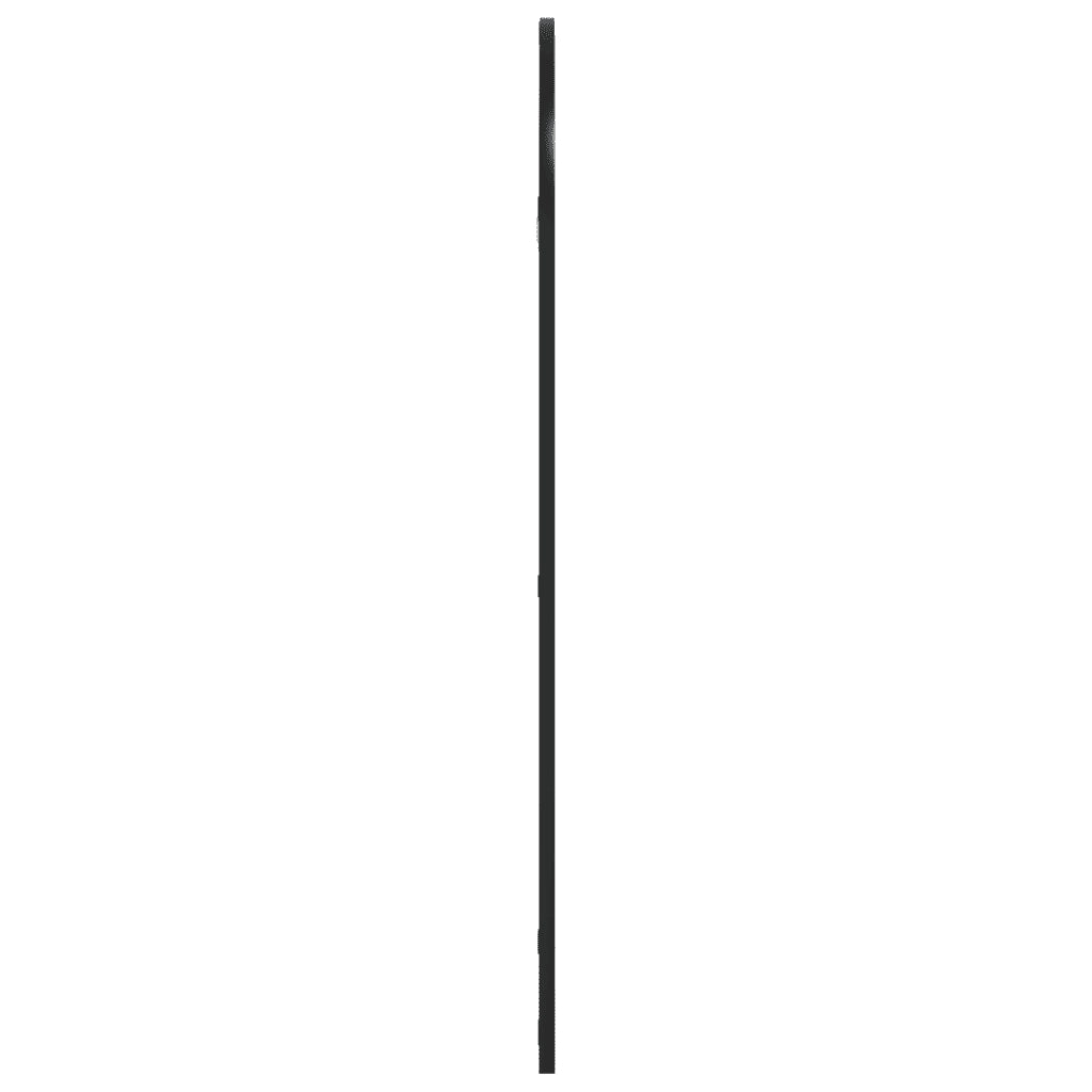 Specchio da Parete Nero 50x100 cm Arco in Ferro 358626