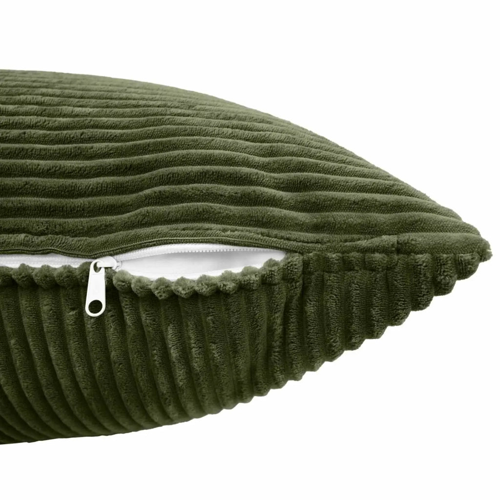 Federa 2 pcs ALMELO Verde 55 x 55 cm corduroy 915321