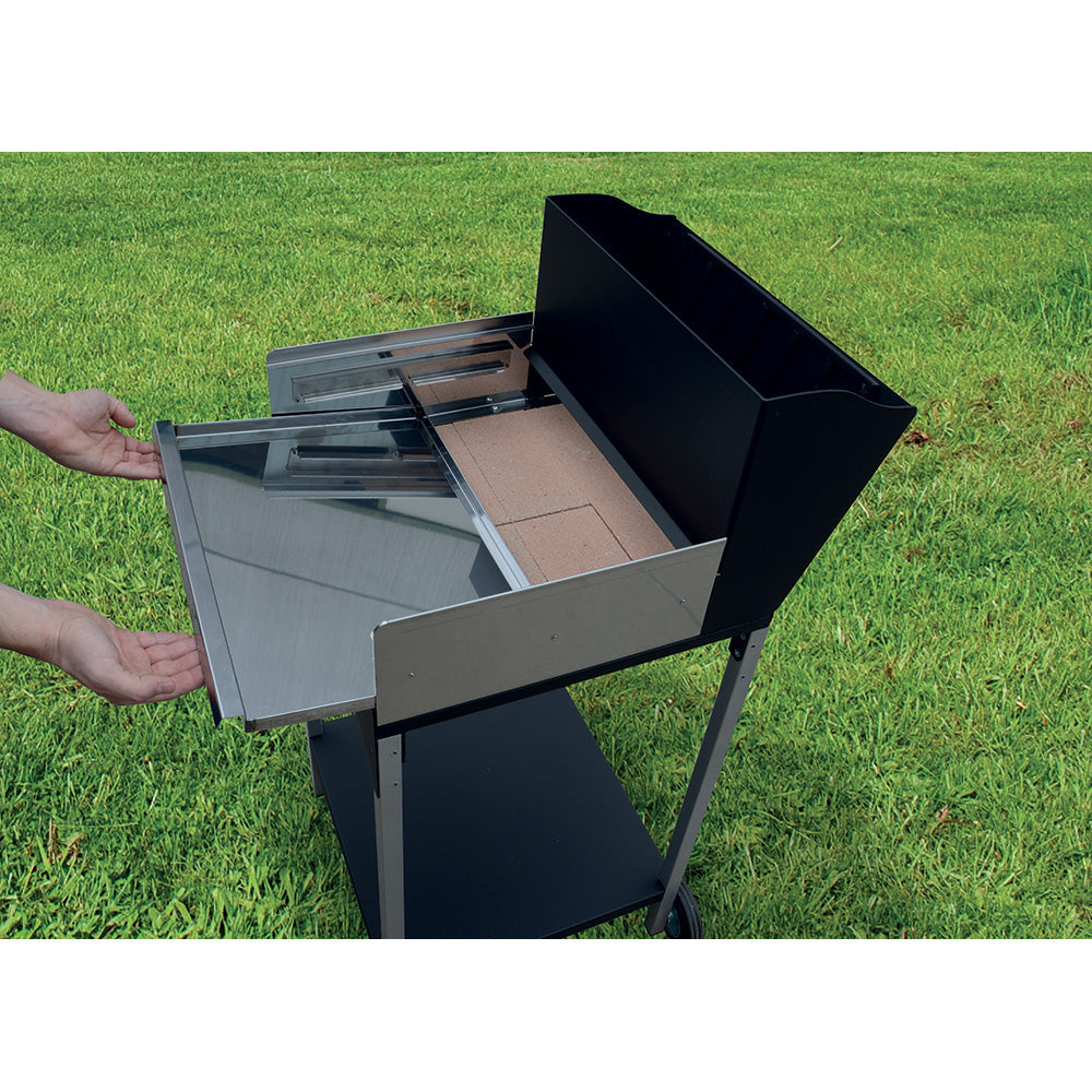 Barbecue Multiuso Legna Carbonella Gas Griglia in Acciaio Famur BK 8 Eco Gas