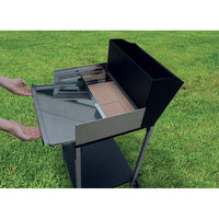Barbecue Multiuso Legna Carbonella Gas Griglia in Acciaio Famur BK 8 Eco Gas