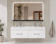Mobile bagno con lavabo ORIGENBATH FLORENCIA senza specchio 120x45 cm 2 senos bianco