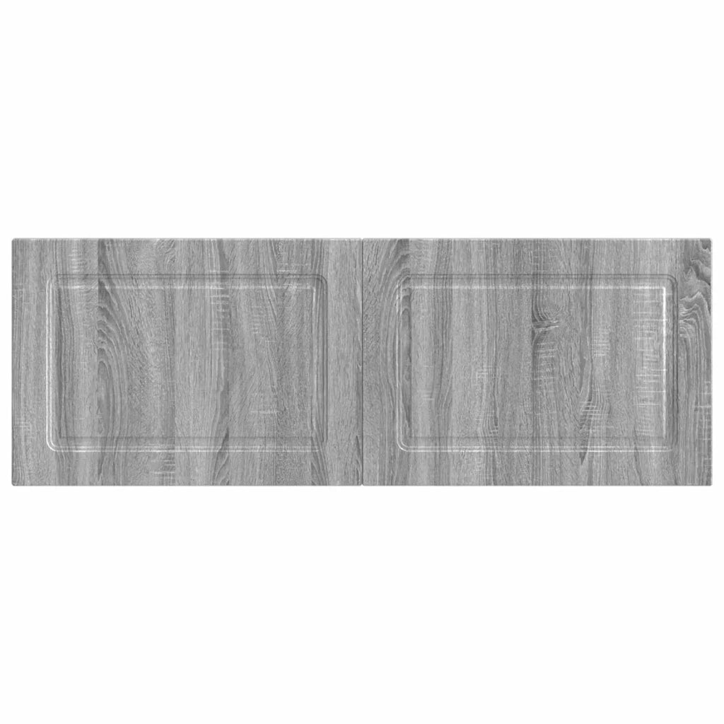 Testiera da Muro UTRECHT Sonoma grigio Legno ingegnerizzato 897841