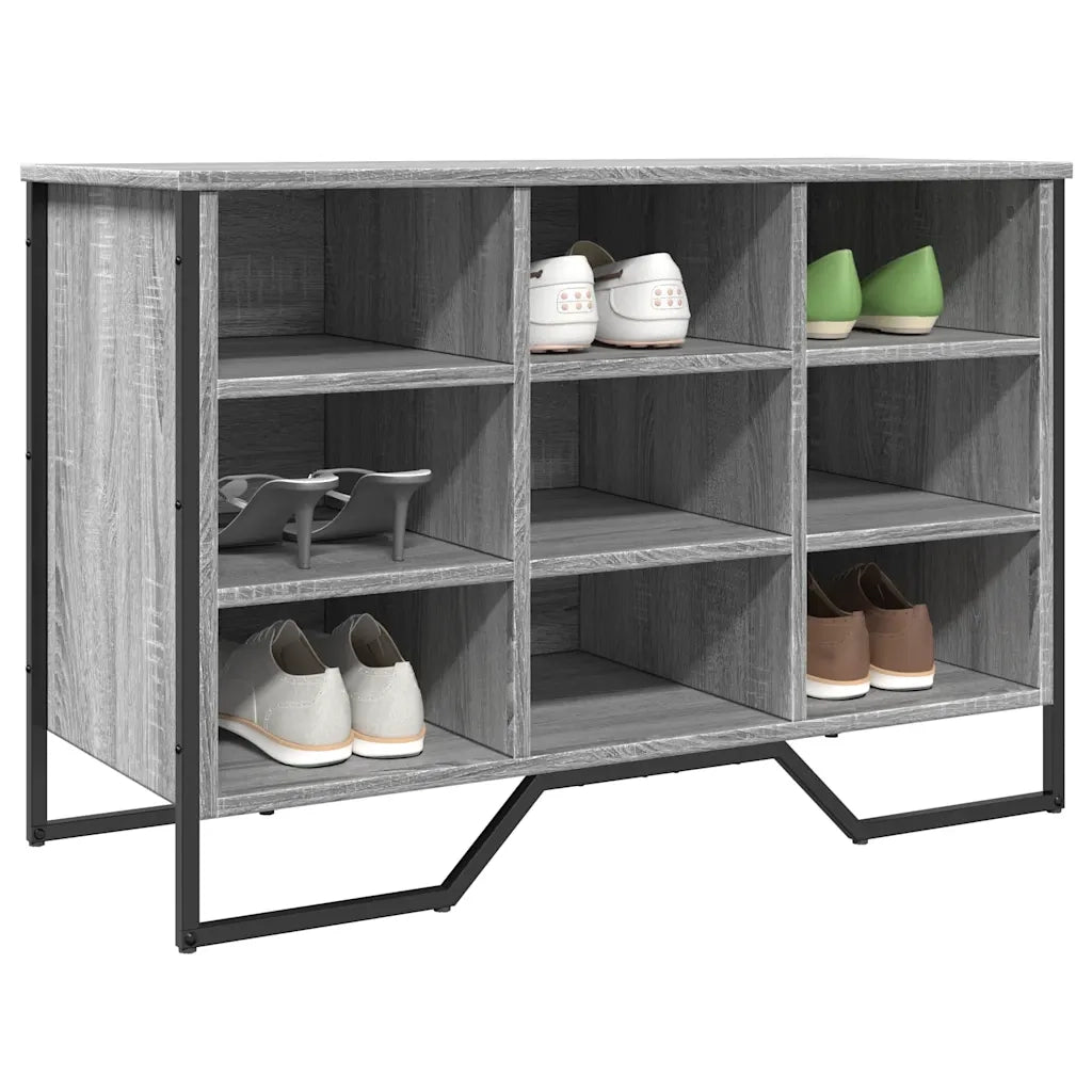 vidaXL Scarpiera Grigio Sonoma 90x38x61,5 cm in Truciolato