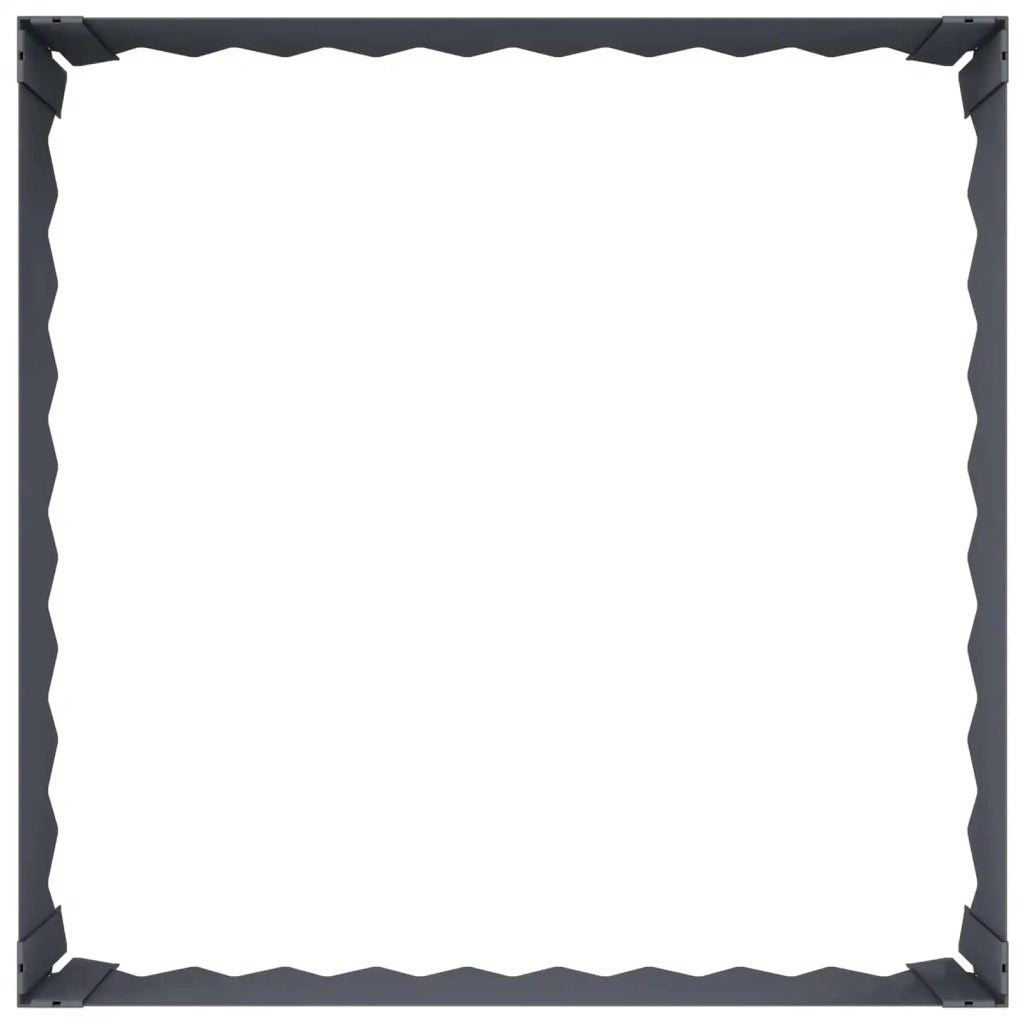 Bordura per Prato 60 x 60 x 20 cm Acciaio Antracite 8008907