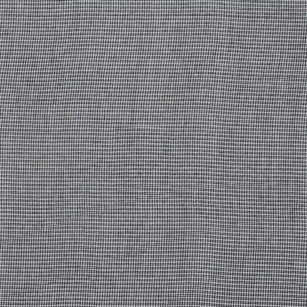 Tende in Voile con Occhielli 2 pz Nero 140x175 cm