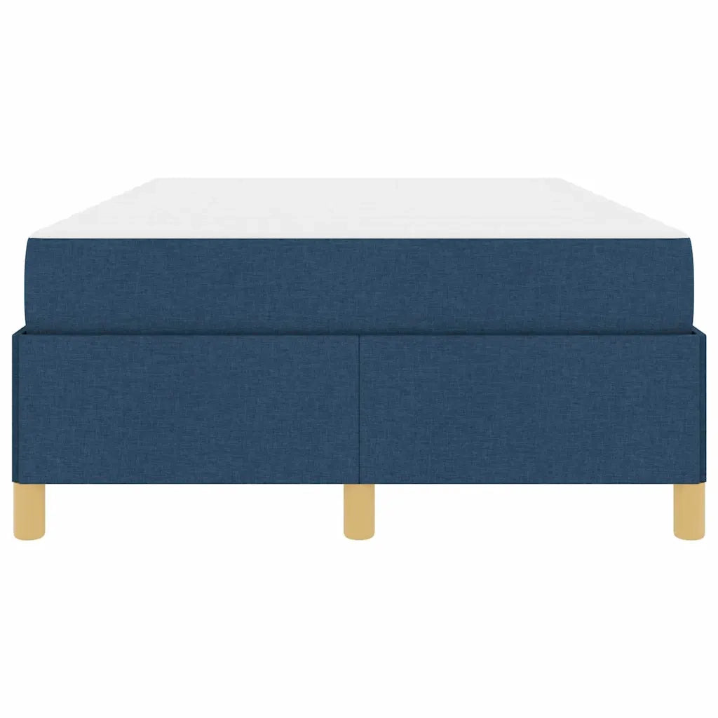 Struttura del letto con materasso Blu 120 x 200 cm Tessuto