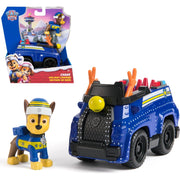 Veicolo con personaggio Paw Patrol Speciale Natale, Chase holiday cruiser, Spin Mster, Eta 3+