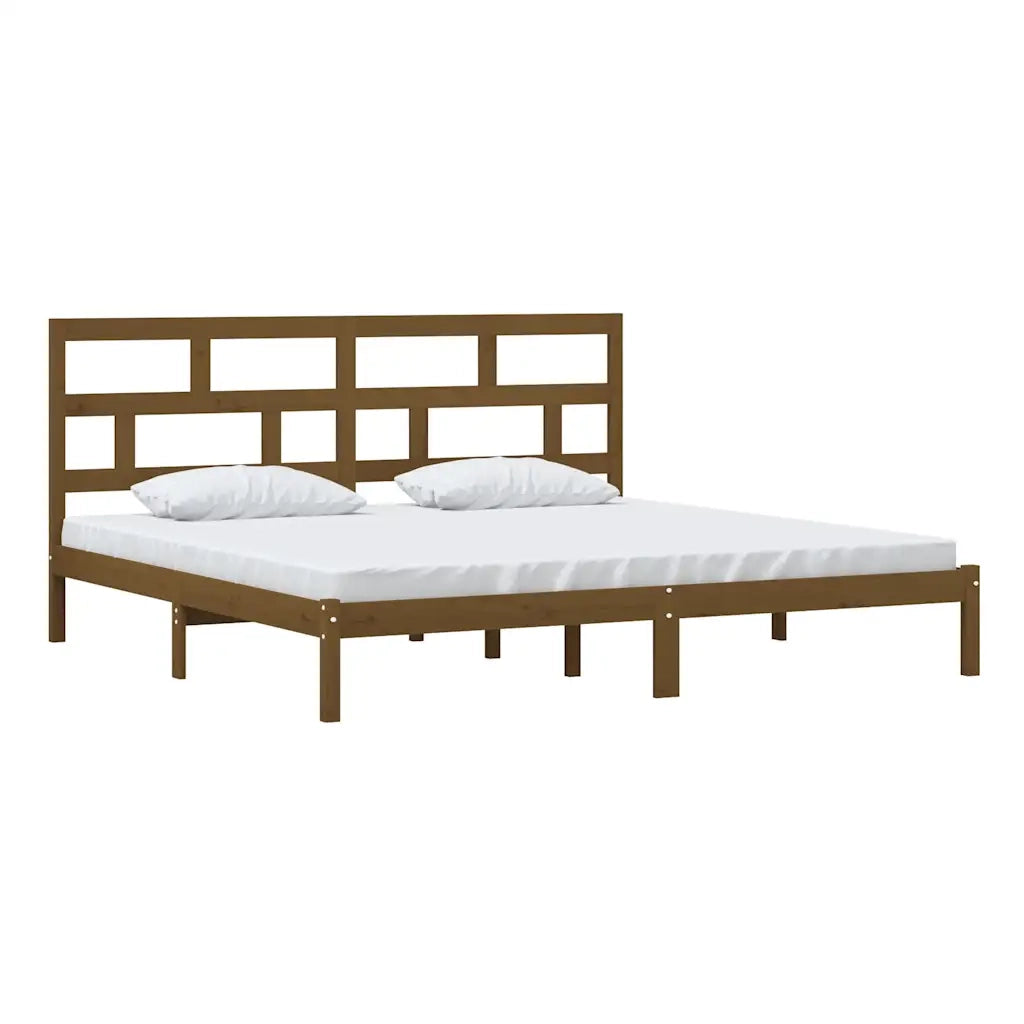 Giroletto Ambra senza Materasso in Legno di Pino 200x200 cm