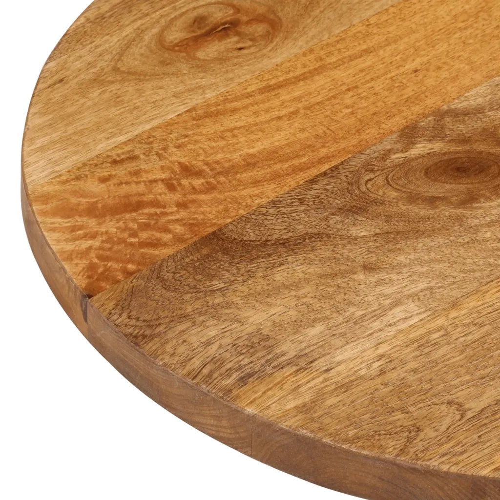 Piano Tavolo 80x40x3,8 cm Ovale in Legno Massello di Mango