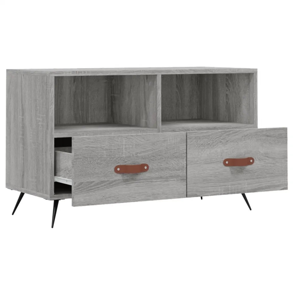 Mobile TV | Armadietto TV | Mobile Porta TV Grigio Sonoma 80x36x50 cm in Legno Multistrato
