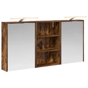 Set di Armadi da Bagno | Armadio da bagno con lo scaffale 3 pz 126 x 16 x 62.5 cm